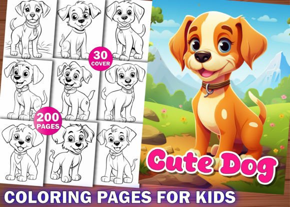 200 Cute Dog Coloring Pages for Kids: A Strategic Asset for High-Content KDP Publishers
