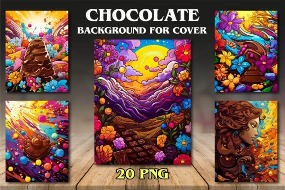 Chocolate Backgrounds for Covers