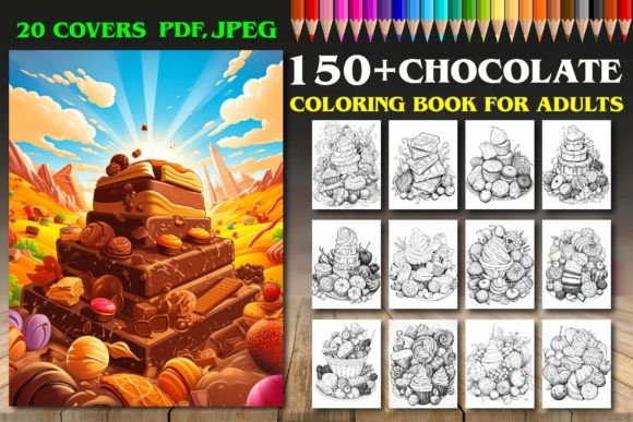 Chocolate Coloring Pages for Adults: Your Quiet Escape into Calm, Creativity, and Cocoa-Inspired Joy