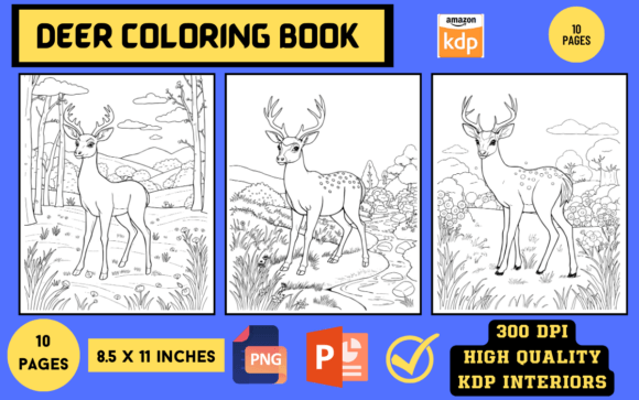 Deer Coloring Pages: A Practical Digital Resource for Creatives and Educators