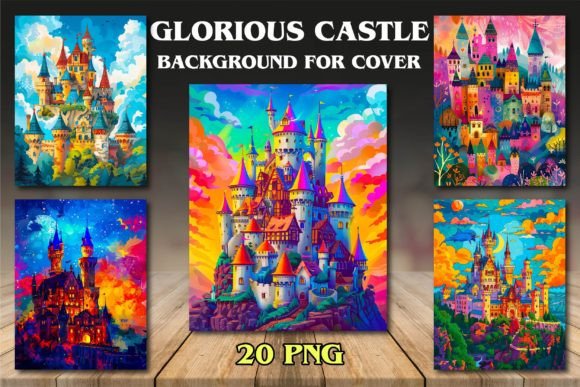 Glorious Castle Backgrounds for Covers