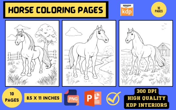 Horse Coloring Pages