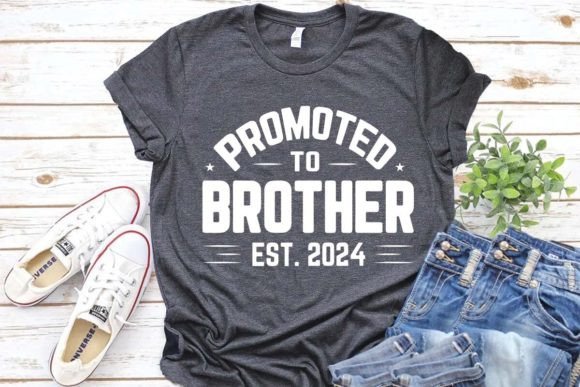 Promoted to Brother Est.2024 T-Shirt