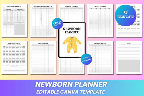 Why the Editable Newborn Planner Canva KDP Is a Game-Changer for New Parents and Sellers Alike